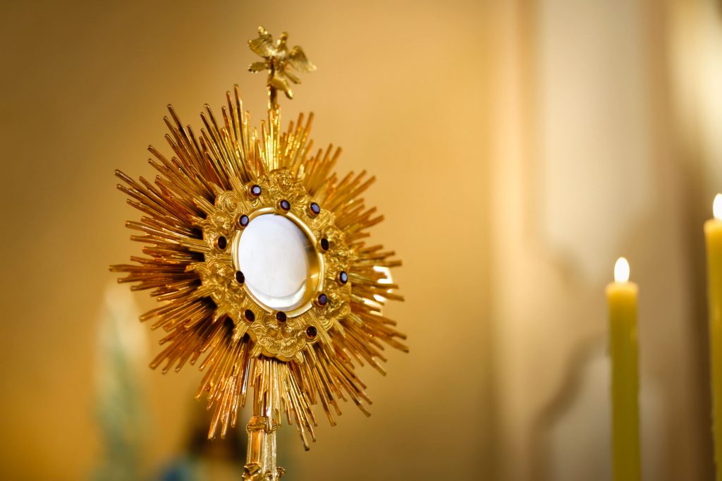 Help your kids behave at Mass by visiting Jesus at Adoration during the week.