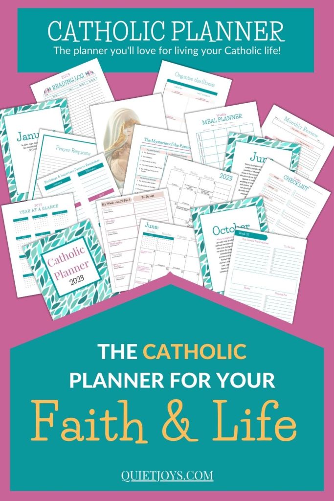 QuietJoys Catholic Planner